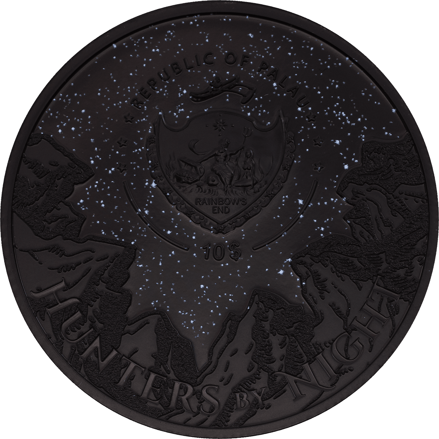 PYTHON Hunters By Night 2 Oz Silver Coin $10 Palau 2022 - PARTHAVA COIN