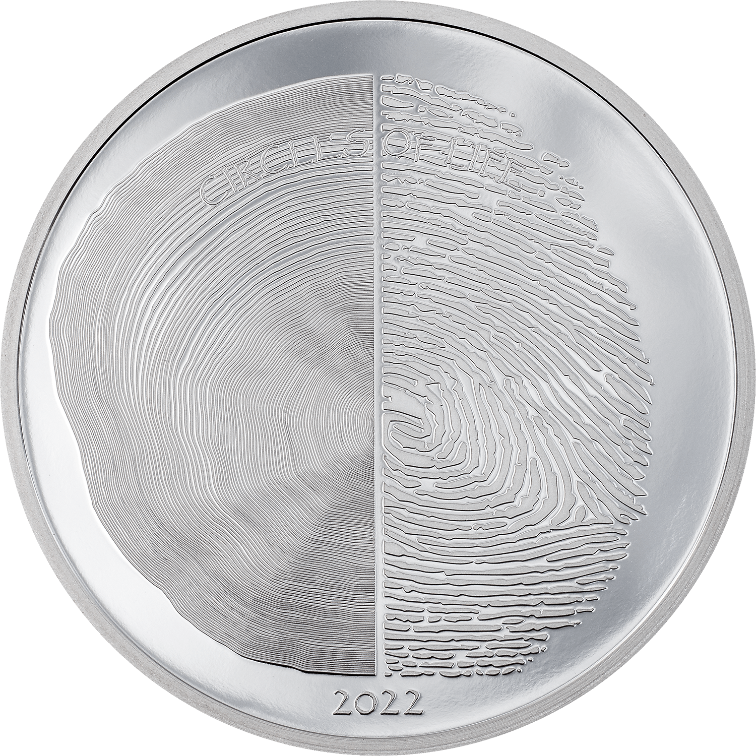CIRCLES OF LIFE Nature 1 Oz Silver Coin $5 Cook Islands 2022 - PARTHAVA COIN