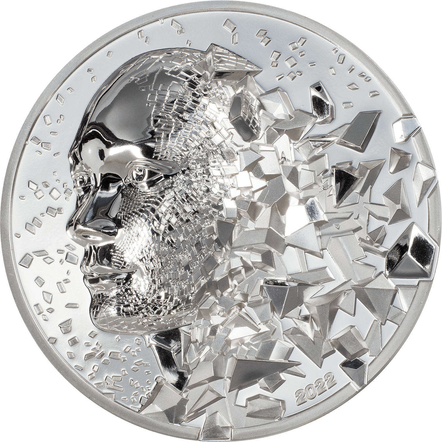 SILVER BURST 3 Oz Silver Coin $20 Cook Islands 2022 - PARTHAVA COIN