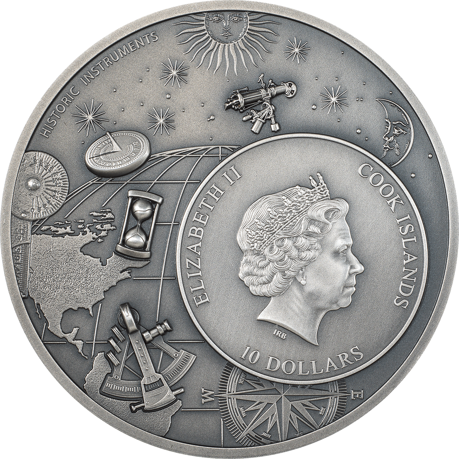 WIZARD Legends and Myths 2 Oz Silver Coin 5$ Solomon Islands 2017