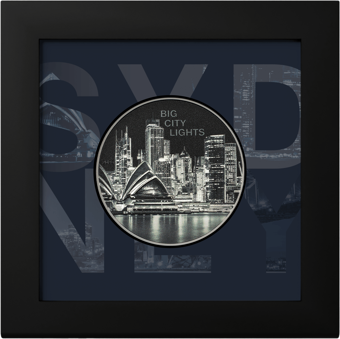 SYDNEY Big City Lights 1 Oz Silver Coin $5 Cook Islands 2023 - PARTHAVA COIN