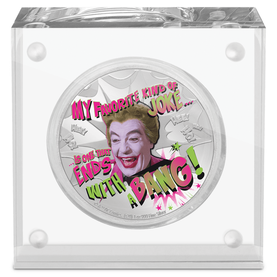 BATMAN™ Classic TV Series - THE JOKER™ 1oz Silver Coin - PARTHAVA COIN