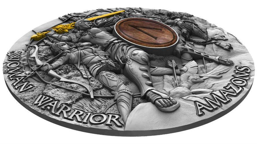 AMAZON Woman Warrior 2 Oz Silver Coin 5$ Niue 2019 - PARTHAVA COIN