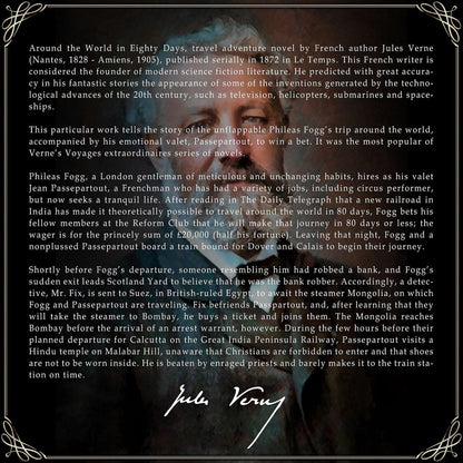 AROUND THE WORLD IN 80 DAYS 150th Anniversary 3 Oz Silver Coin $5 Niue 2022 - PARTHAVA COIN