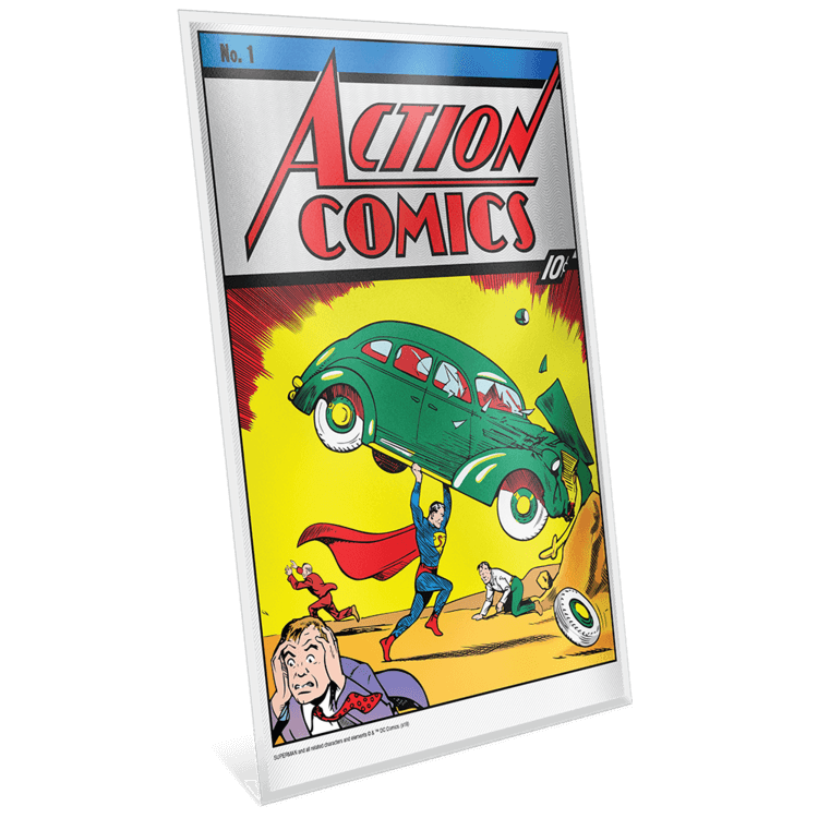 Action Comics #1 35g Pure Silver Foil - PARTHAVA COIN