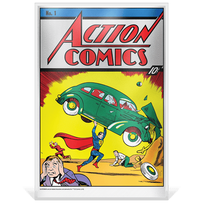 Action Comics #1 35g Pure Silver Foil - PARTHAVA COIN