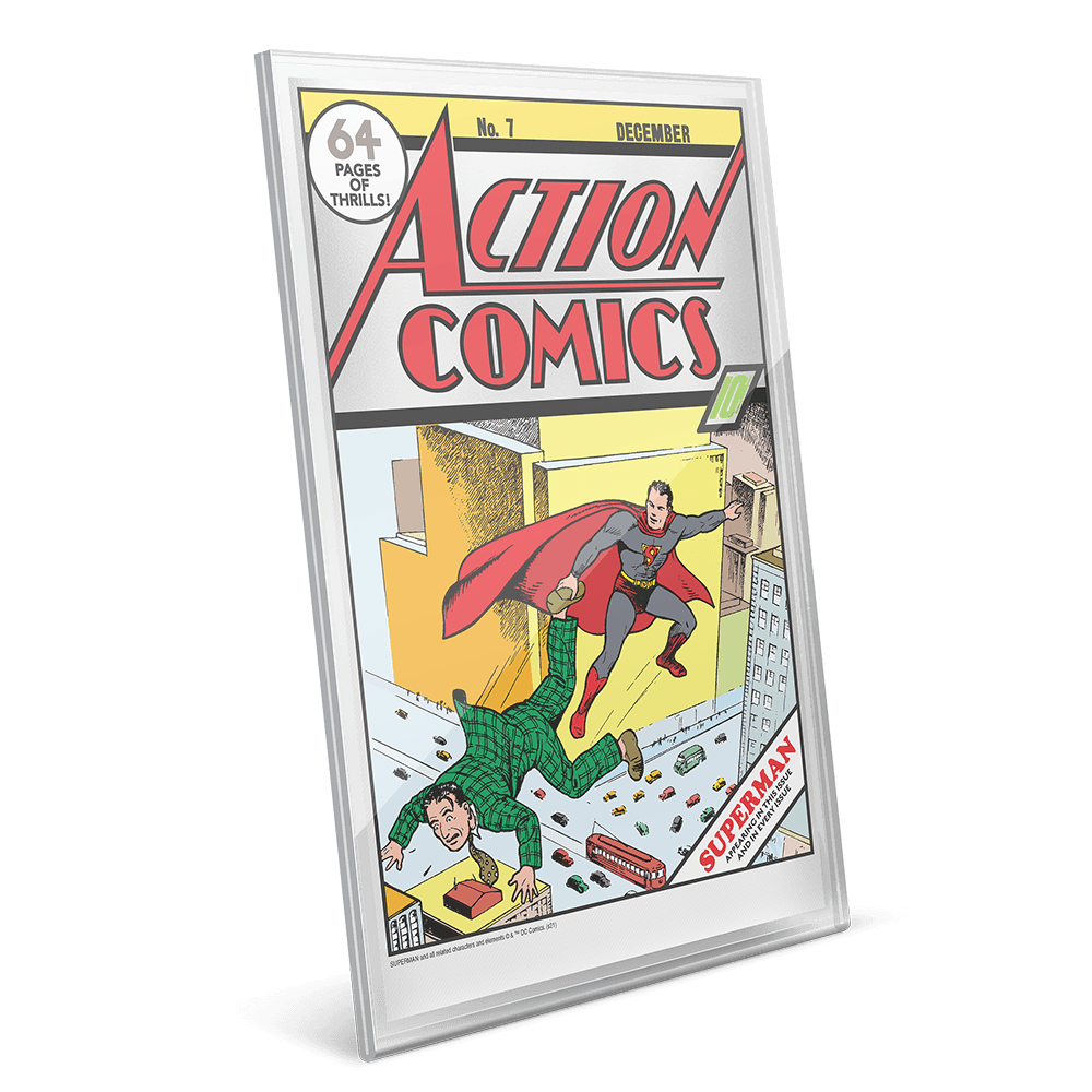 Action Comics #7 35g Pure Silver Foil - PARTHAVA COIN