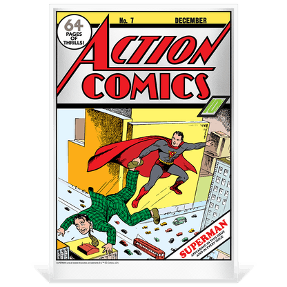 Action Comics #7 35g Pure Silver Foil - PARTHAVA COIN