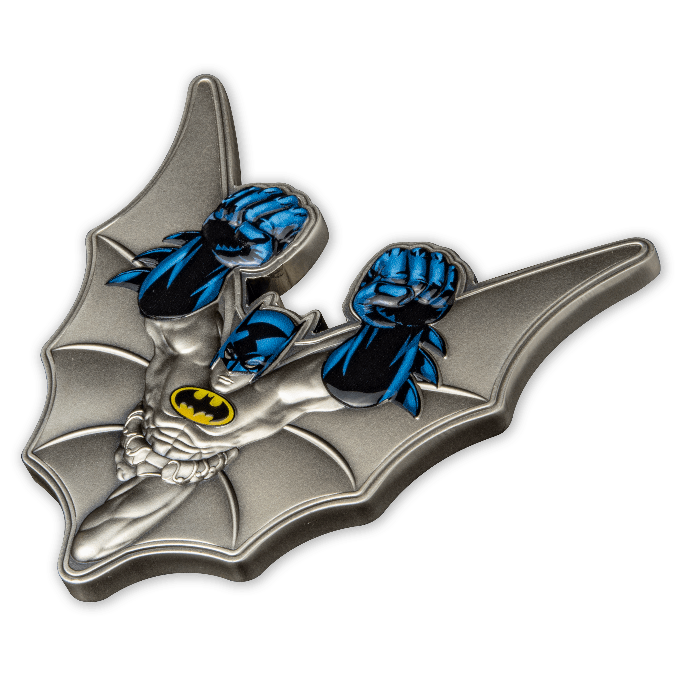BATMAN 5 Oz Shaped Silver Coin $5 Barbados 2022 - PARTHAVA COIN