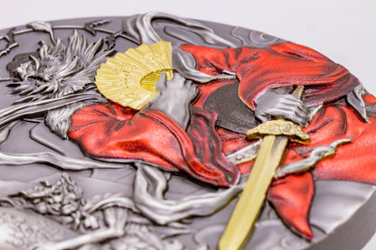 ZHONG KUI Gilded Asian Mythology 3 Oz Silver Coin 20$ Cook Islands 2020 - PARTHAVA COIN