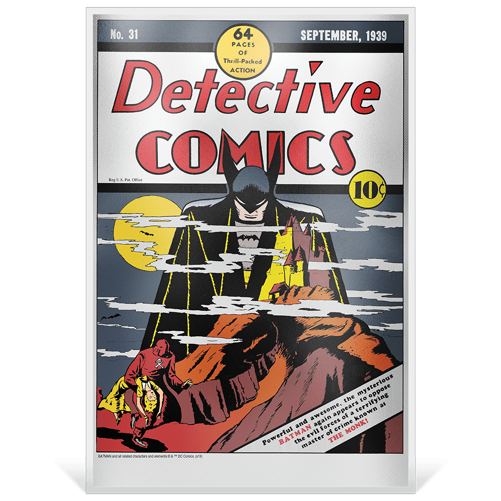 Detective Comics #31 35g Pure Silver Foil - PARTHAVA COIN