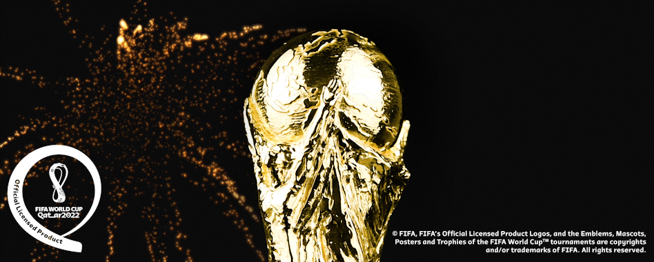 OFFICIAL FIFA WORLD CUP TROPHY™ REPLICA 1 Kg Pure Silver Ag999, Gold-Plated - PARTHAVA COIN