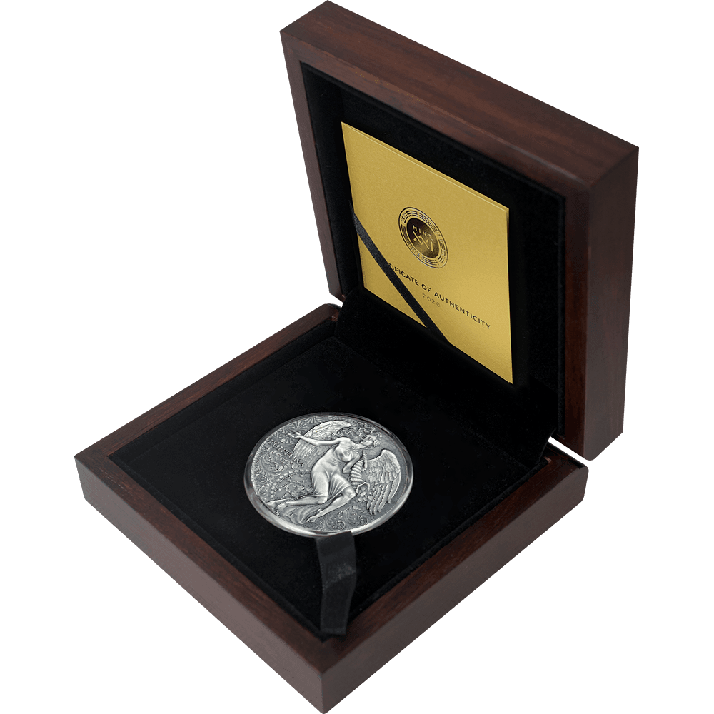FORTUNA Celestial Beauty 2 Oz Silver Coin 2000 Francs Cameroon 2020 - PARTHAVA COIN