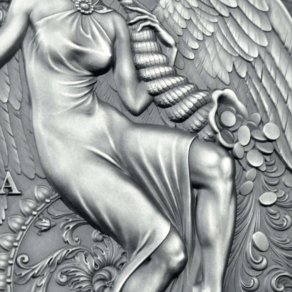 FORTUNA Celestial Beauty 2 Oz Silver Coin 2000 Francs Cameroon 2020 - PARTHAVA COIN