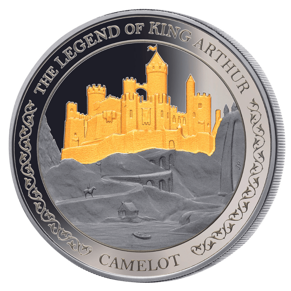 LEGEND OF KING ARTHUR Set 4 oz Silver Coins(4x1 oz) 5$ Samoa 2022 - PARTHAVA COIN
