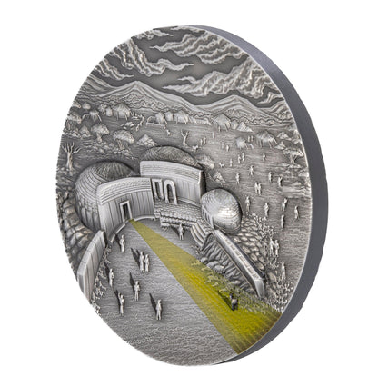 MNAJDRA TEMPLE Equinox and Solstice 2 Oz Silver Coin $10 Palau 2022 - PARTHAVA COIN