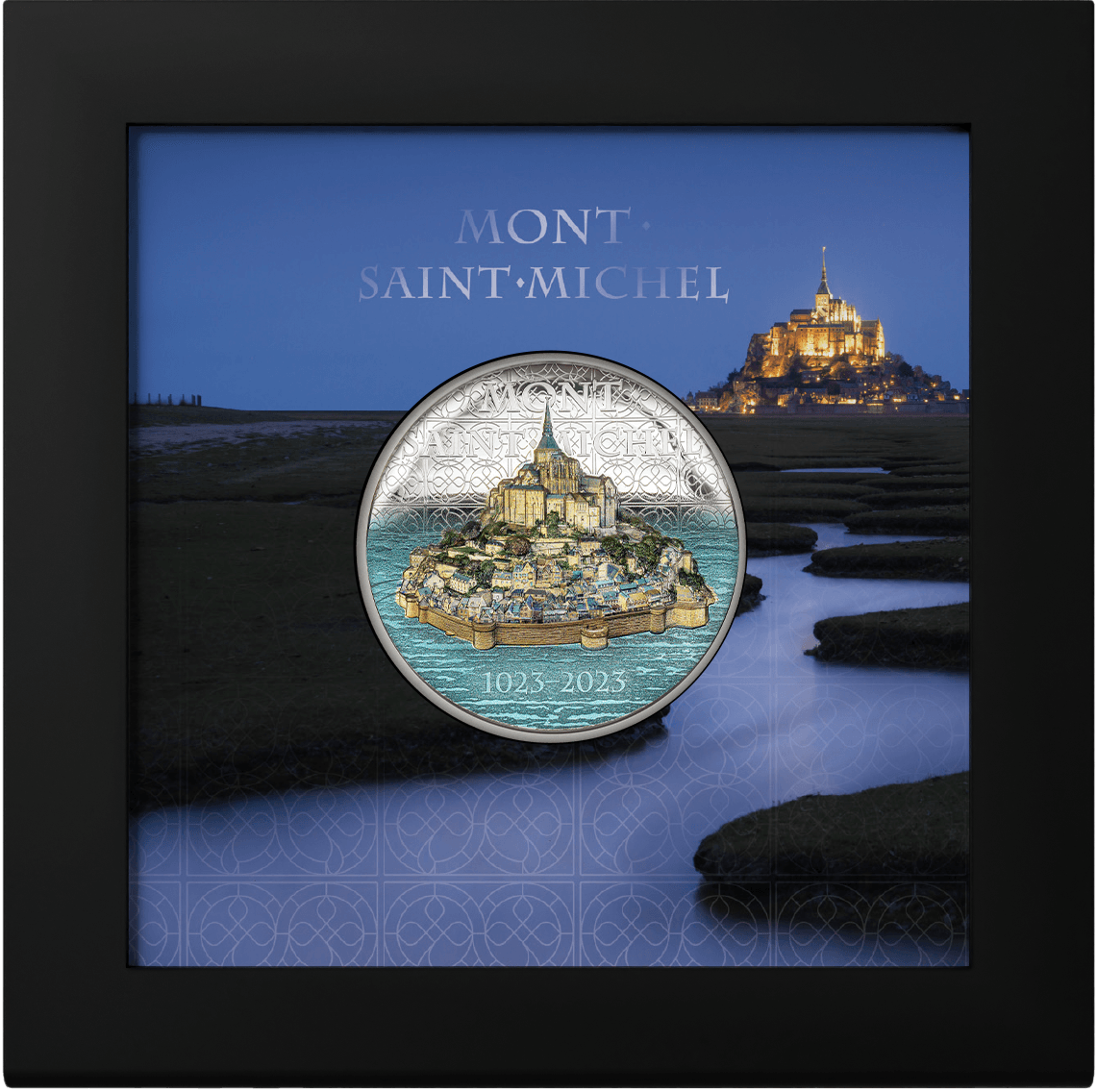 MONT SAINT MICHEL 2 Oz Silver Coin $10 Cook Islands 2023 - PARTHAVA COIN