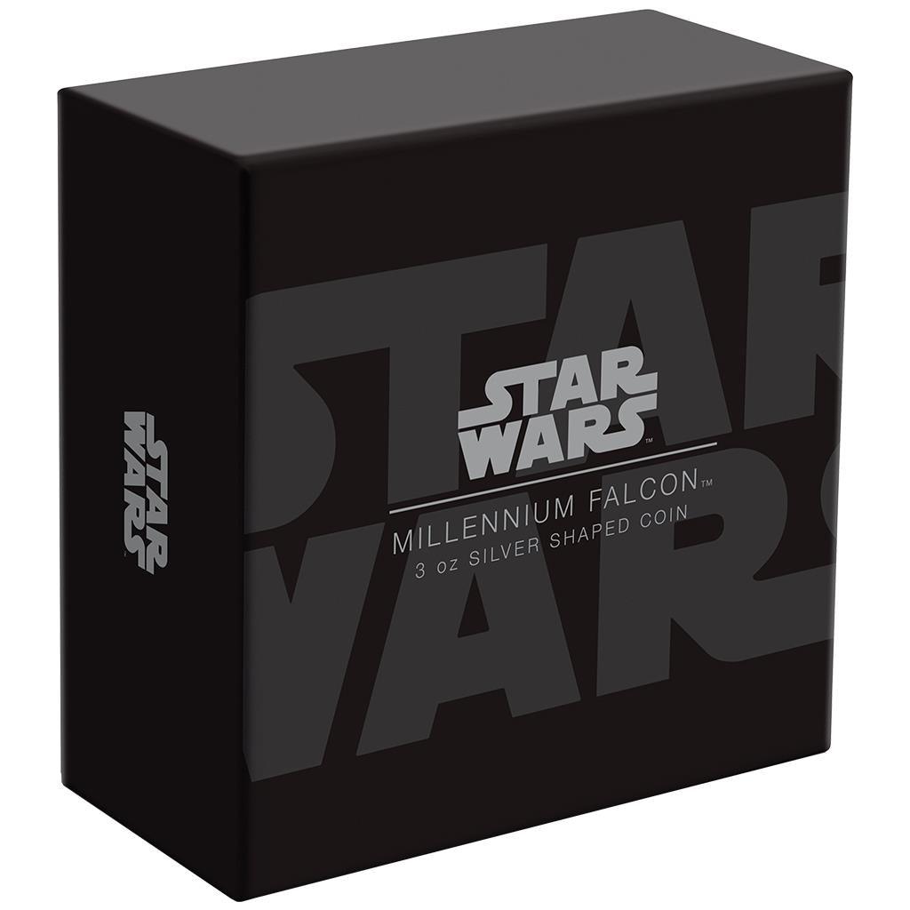 Millennium Falcon™ Star Wars™ 3 oz Silver Shaped Coin $5 Niue 2023 - PARTHAVA COIN