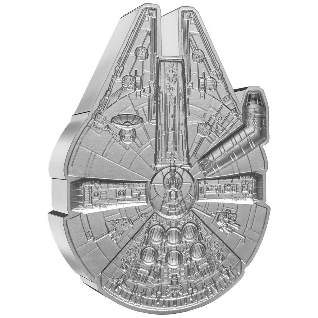 Millennium Falcon™ Star Wars™ 3 oz Silver Shaped Coin $5 Niue 2023 - PARTHAVA COIN