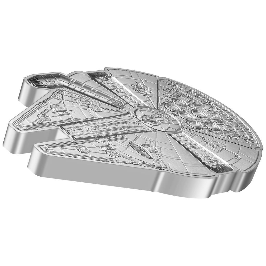 Millennium Falcon™ Star Wars™ 3 oz Silver Shaped Coin $5 Niue 2023 - PARTHAVA COIN