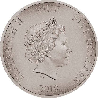 Dragons - The Red Dragon 2oz Silver Coin- NZ Mint 2019 - PARTHAVA COIN