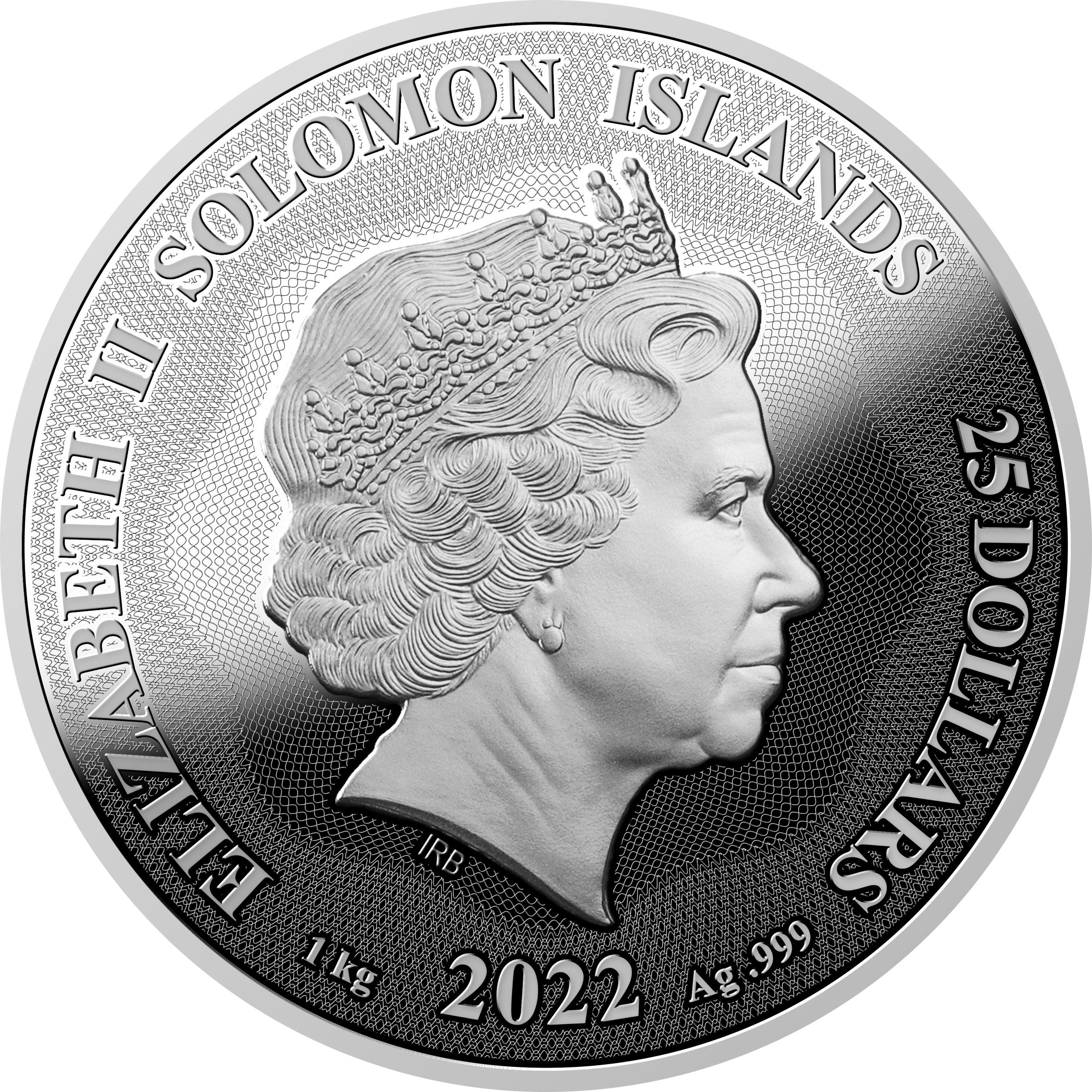 Mastersize Coin “Doha” 1 kg Silver Coin $25 Solomon Islands 2022 - PARTHAVA COIN