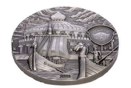 PHOENICIA & CARTHAGE Lost Civilizations 2 oz Silver Coin $10 Palau 2022 - PARTHAVA COIN