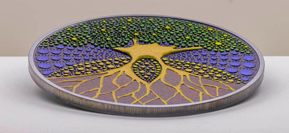 TREE OF LIFE Dot Art 3 Oz Silver Coin 20$ Palau 2020 - PARTHAVA COIN