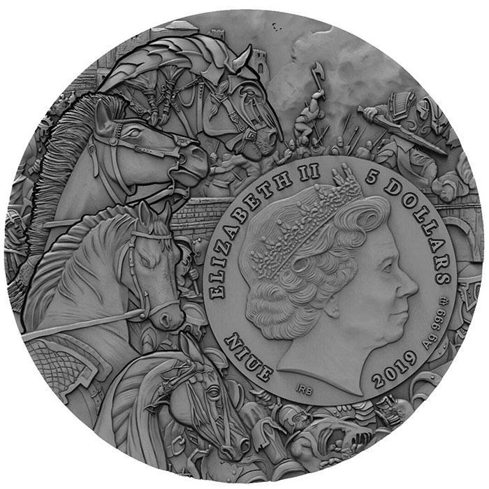 RED HORSE Four Horsemen of the Apocalypse 2 Oz Silver Coin 5$ Niue 2019 - PARTHAVA COIN