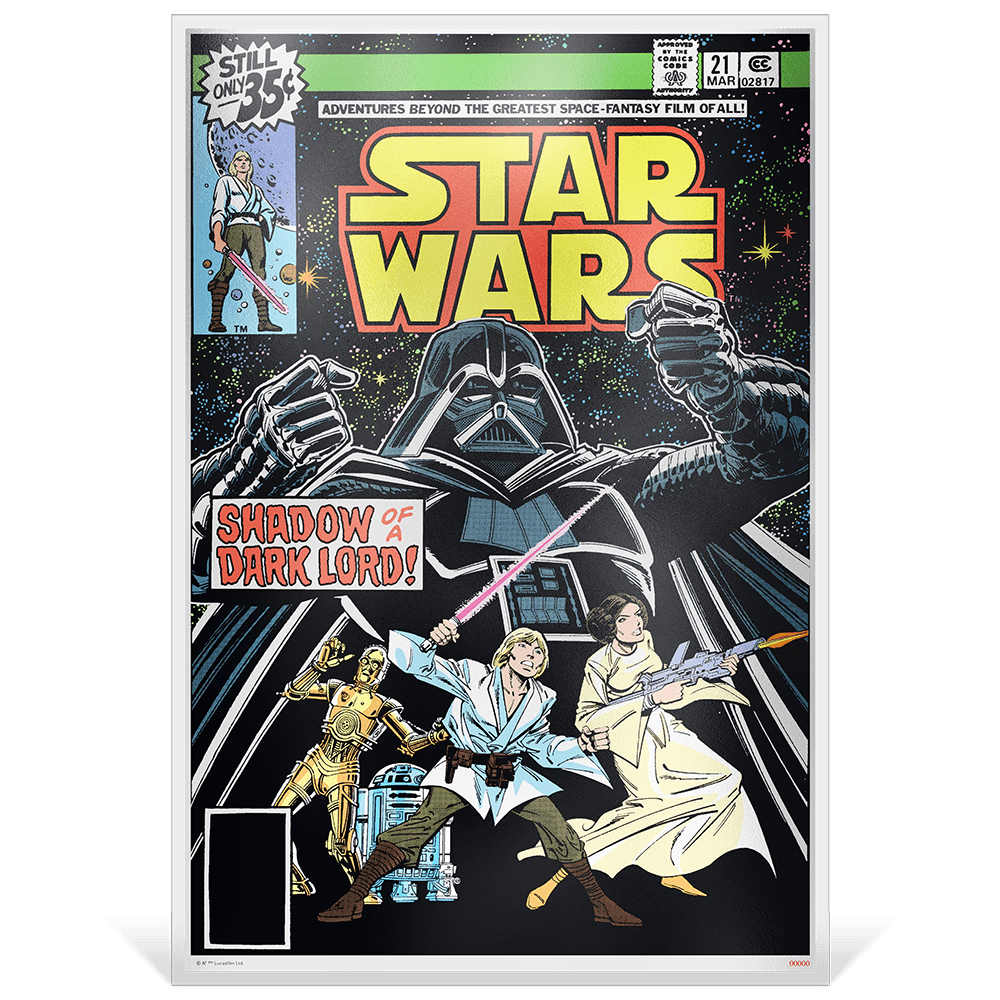 Star Wars Comics: #21 - 35g Premium Silver Foil 2019 - PARTHAVA COIN