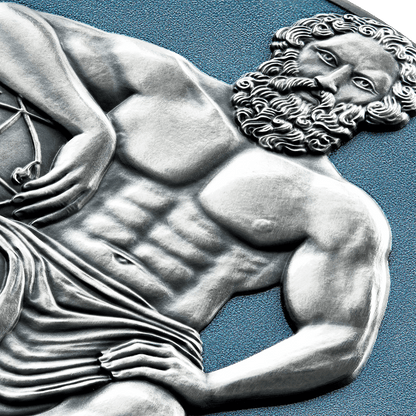 URANUS Planets and Gods 3 Oz Silver Coin 3000 Francs Cameroon 2020 - PARTHAVA COIN